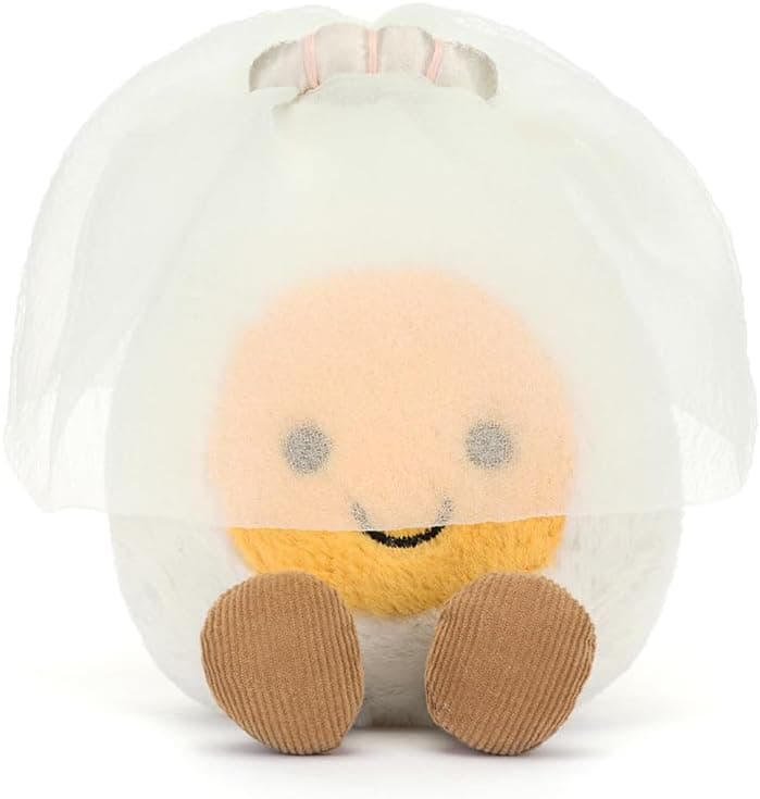 Jellycat Amuseables Boiled Egg Bride Stuffed Toy thumbnail 4