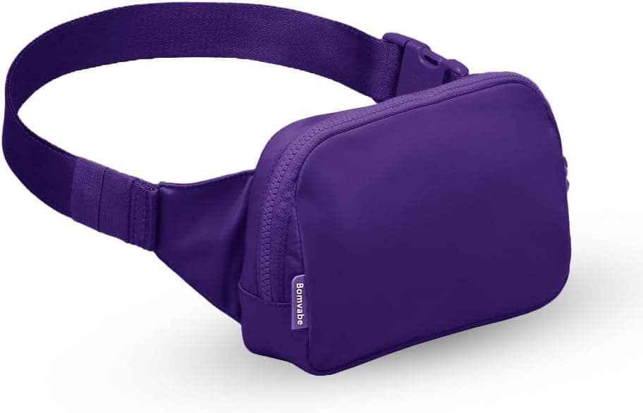Bomvabe Purple Fanny Pack for Women with Extender Strap thumbnail 2