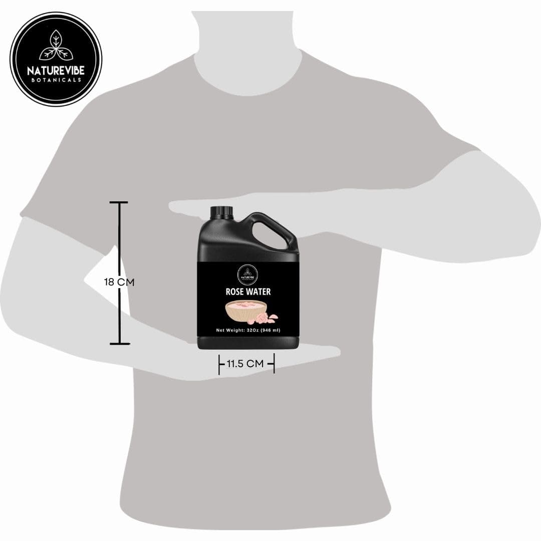 Naturevibe Botanicals Pure Rose Water Toner 32 oz thumbnail 5