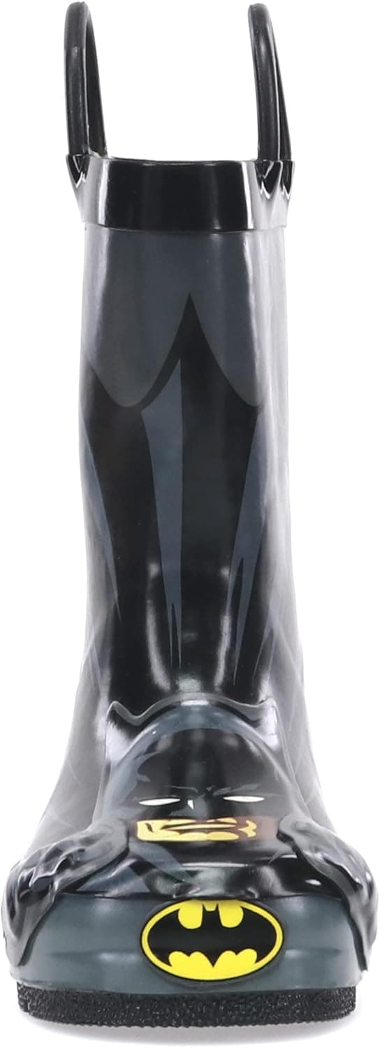 Western Chief Boys Batman Waterproof Rain Boots with Easy Pull Handles thumbnail 2