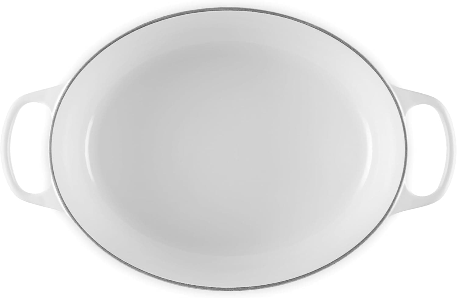 Le Creuset Enameled Cast Iron Signature Oval Dutch Oven, 8 qt., White: Home &amp; Kitchen thumbnail 3