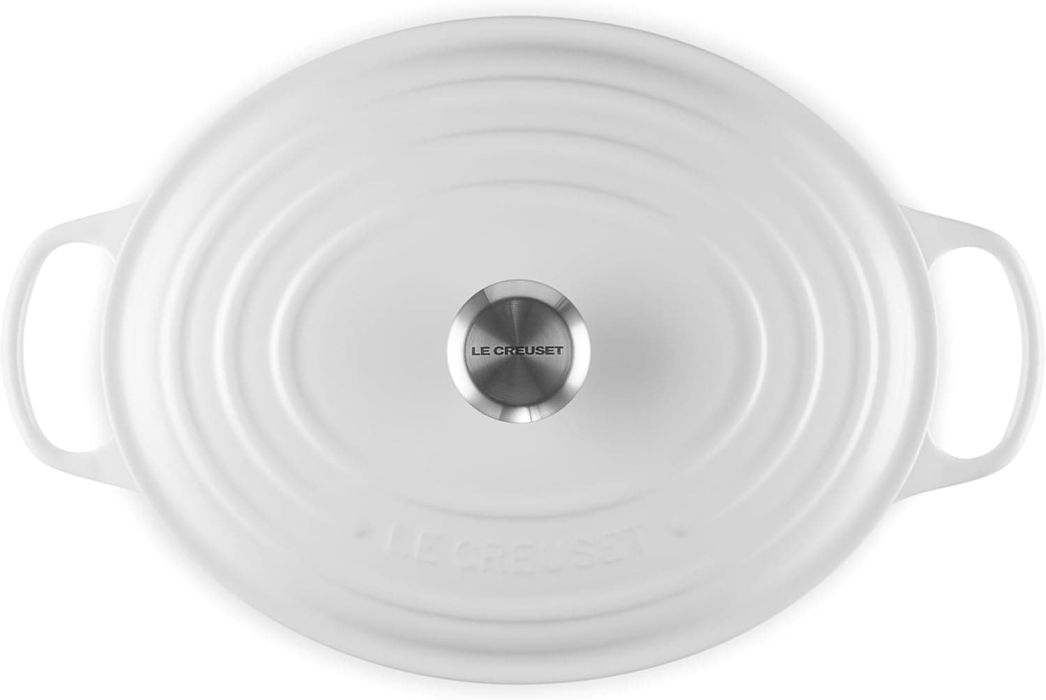 Le Creuset Enameled Cast Iron Signature Oval Dutch Oven, 8 qt., White: Home &amp; Kitchen thumbnail 2