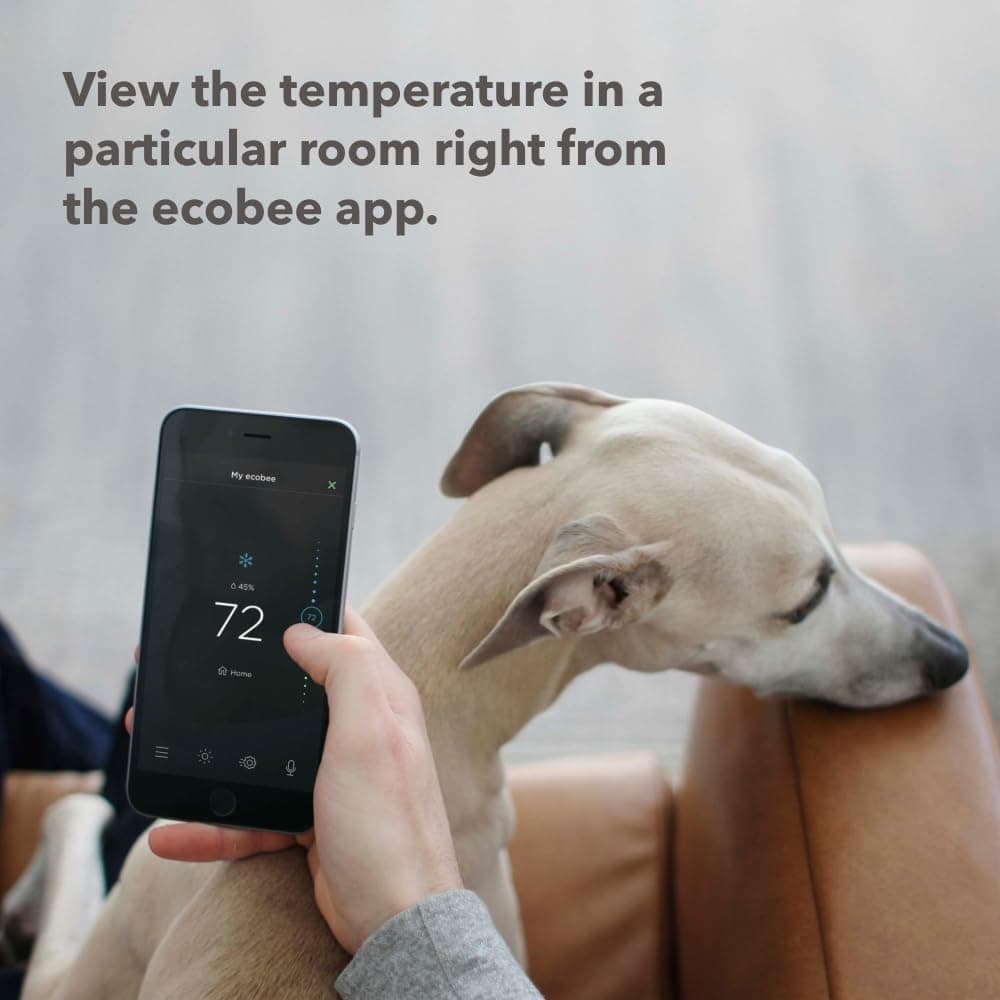 ecobee Smart Sensor 2 Pack - Comfort, Security, Energy Savings, Temperature and Occupancy Detection - Compatible with ecobee Thermostats for Home - Amazon.com thumbnail 2