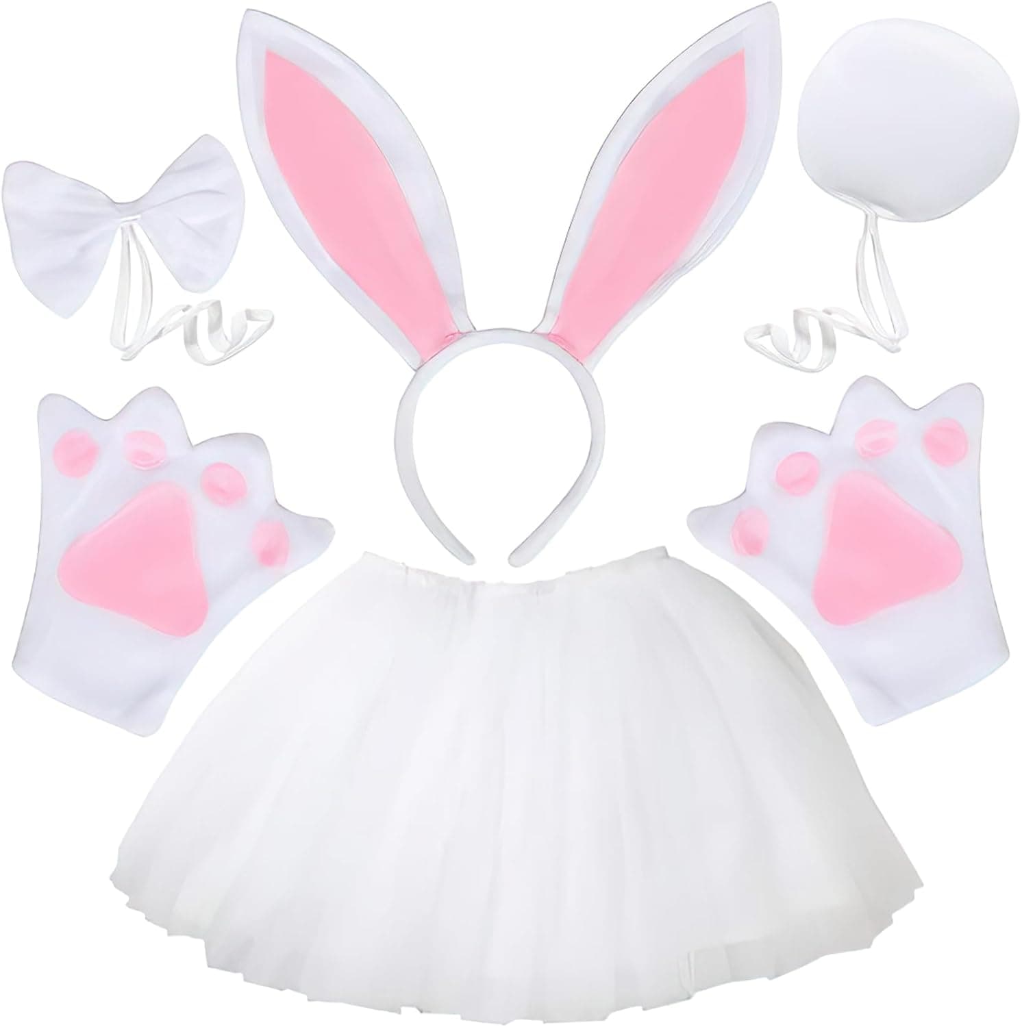 5-Piece Easter Bunny Costume Accessories Set for Kids image 1