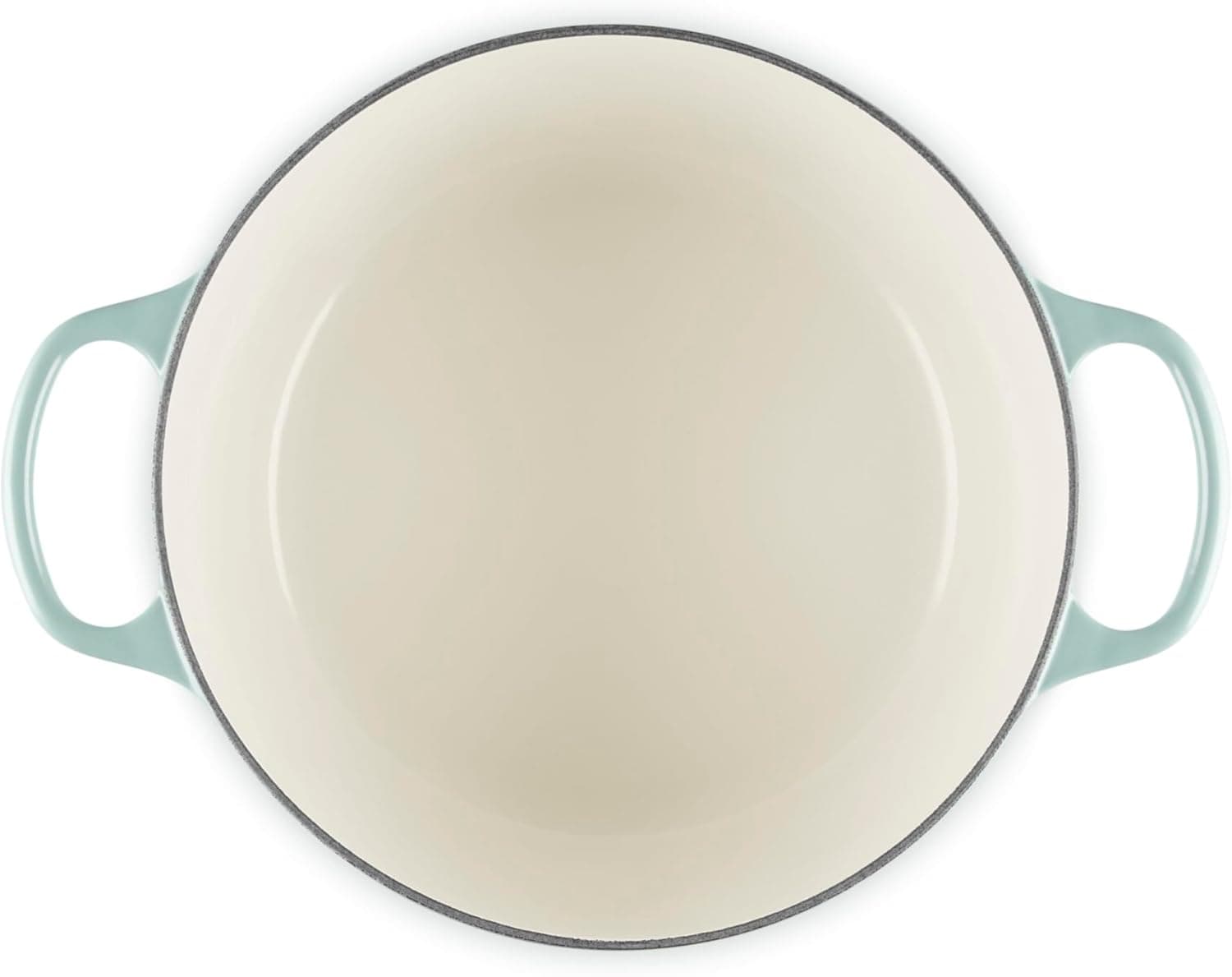 Le Creuset Enameled Cast Iron Signature Deep Round Oven, 6.5 qt., Sea Salt: Home &amp; Kitchen thumbnail 3