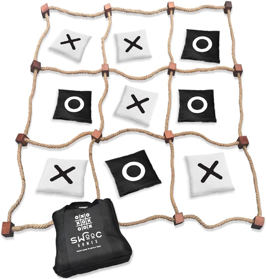 Swooc Games Giant Tic Tac Toe Game - Outdoor All Weather image 1