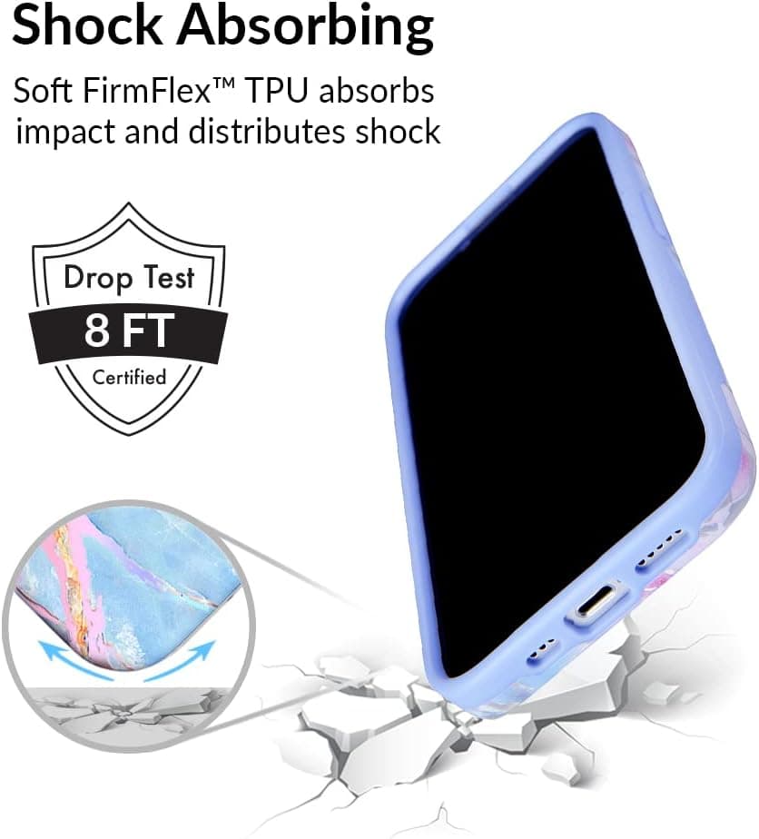 VELVET CAVIAR for iPhone 14 Pro Case Marble - Girly Cute Protective Cover for Women - Compatible with MagSafe - 10ft Drop Tested - Holographic, Blue, Pink : Cell Phones &amp; Accessories thumbnail 4