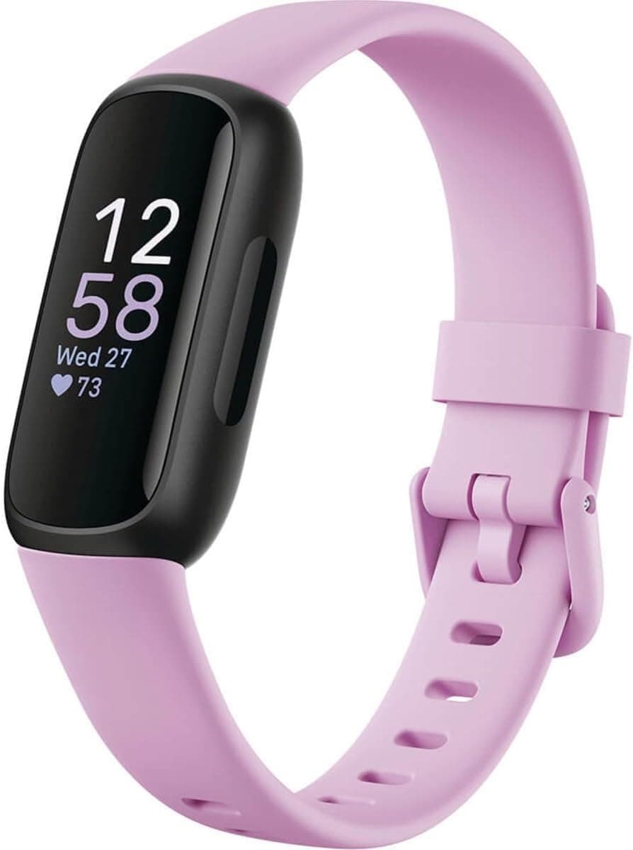 Fitbit Inspire 3 Health &amp;-Fitness-Tracker with Stress Management, Workout Intensity, Sleep Tracking, 24/7 Heart Rate and more, Lilac Bliss/Black, One Size (S &amp; L Bands Included) : Sports &amp; Outdoors — Spring Gift Ideas gift idea