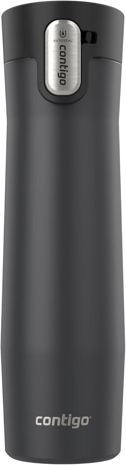 Contigo West Loop 3.0 Stainless Steel Insulated Travel Mug, Leak Proof with AutoSeal Lid, 24oz, Matte Black : Home &amp; Kitchen image 1