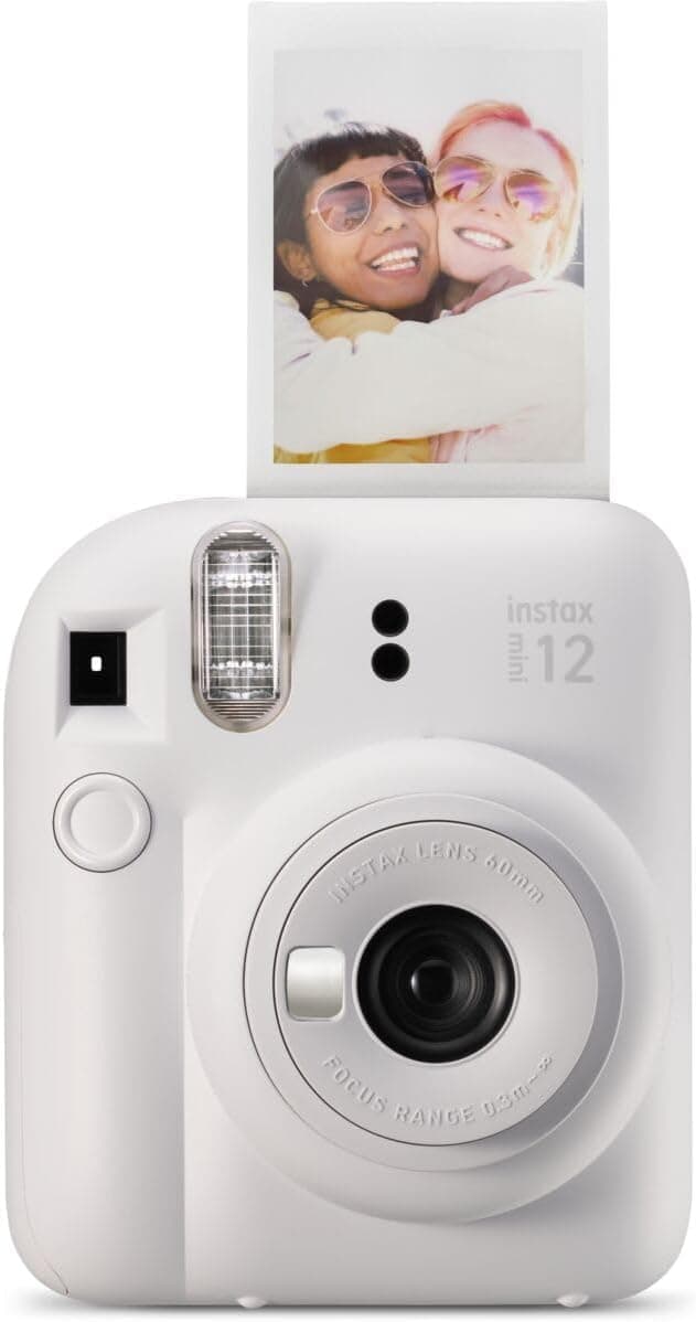Fujifilm Instax Mini 12 Instant Film Camera in Clay White — Spring Gift Ideas gift idea