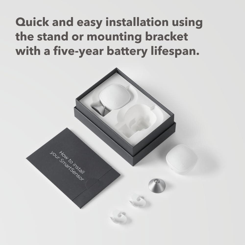 ecobee Smart Sensor 2 Pack - Comfort, Security, Energy Savings, Temperature and Occupancy Detection - Compatible with ecobee Thermostats for Home - Amazon.com thumbnail 5