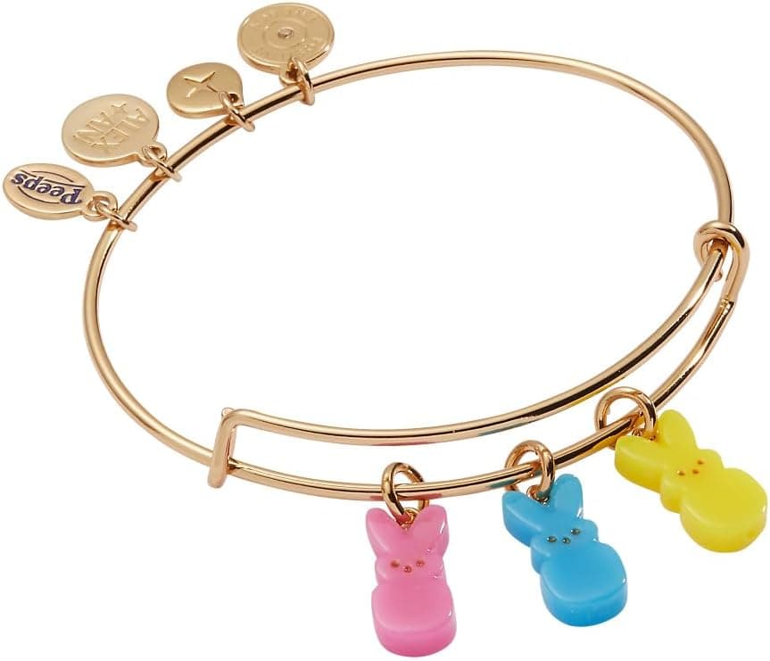 Alex and Ani PEEPS® Chick and Bunny Beaded Bangle thumbnail 5