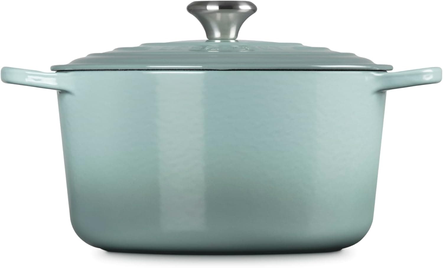 Le Creuset Enameled Cast Iron Signature Deep Round Oven, 6.5 qt., Sea Salt: Home &amp; Kitchen thumbnail 4