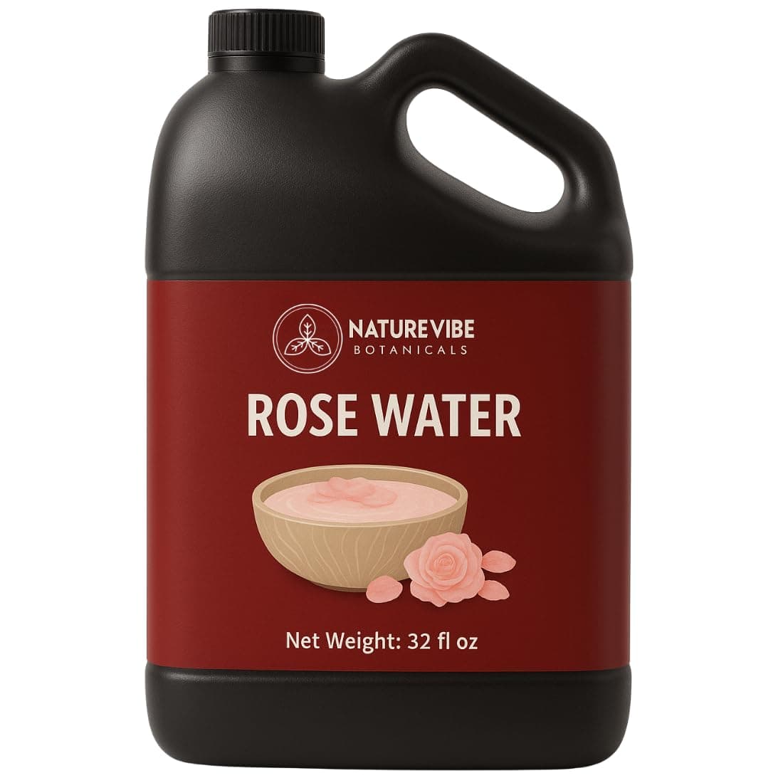 Naturevibe Botanicals Pure Rose Water Toner 32 oz image 1