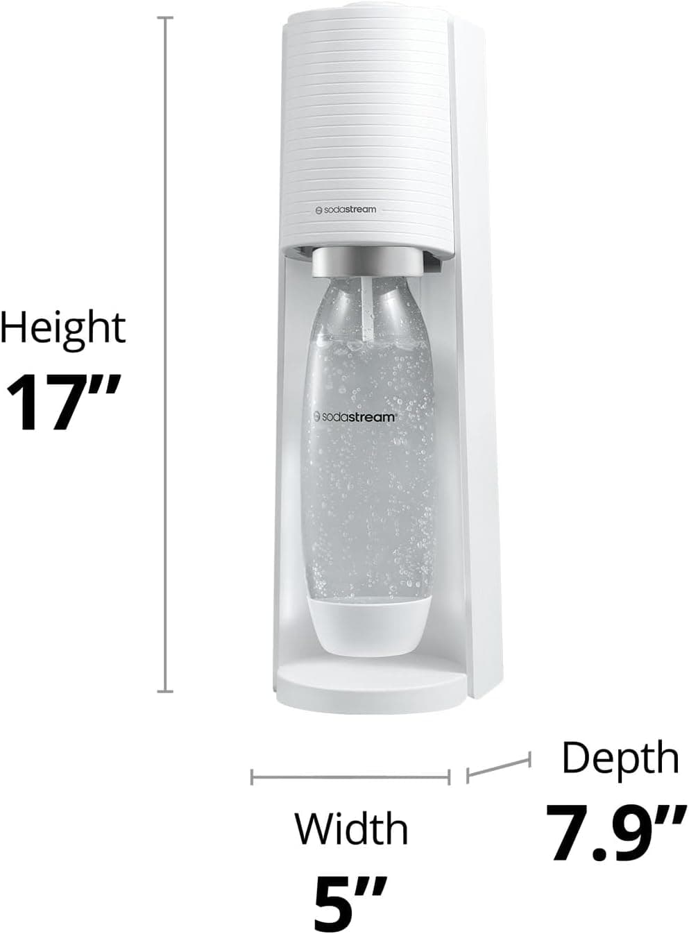 SodaStream Terra Sparkling Water Maker in White thumbnail 5