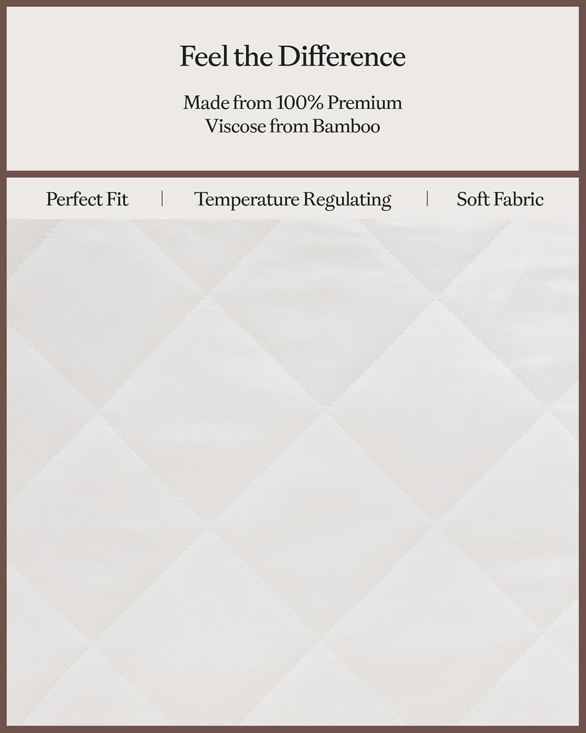 Cozy Earth Queen Size Mattress Pad - Bamboo Viscose thumbnail 5