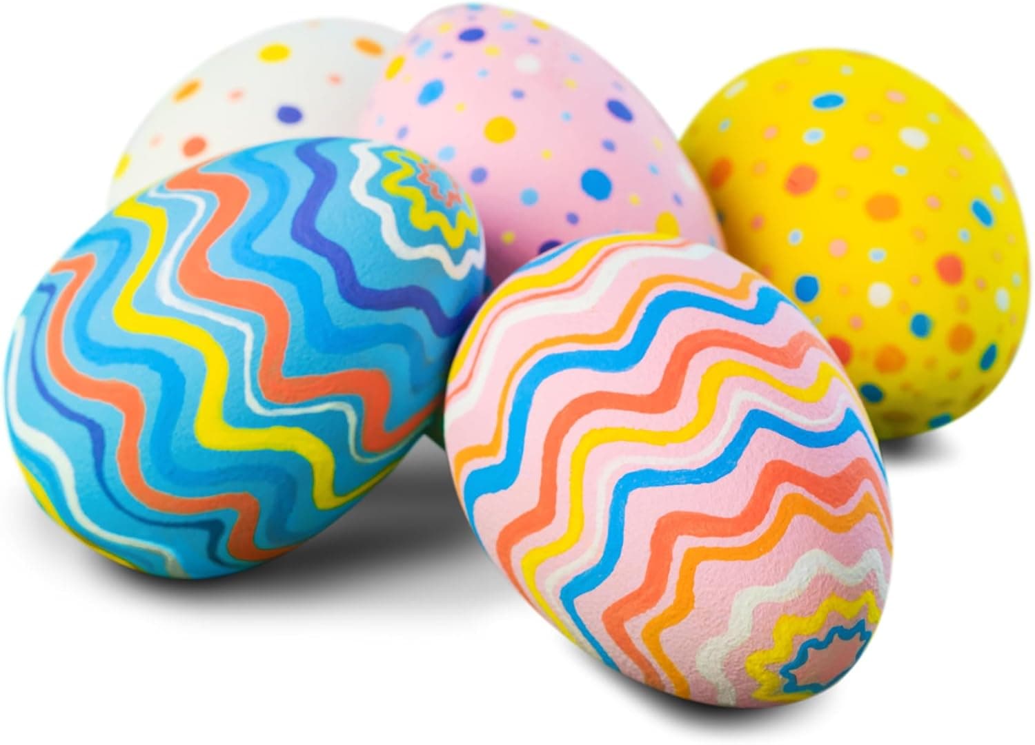 Easter Egg Decorating Kit with Wooden Eggs and Paint Set thumbnail 4