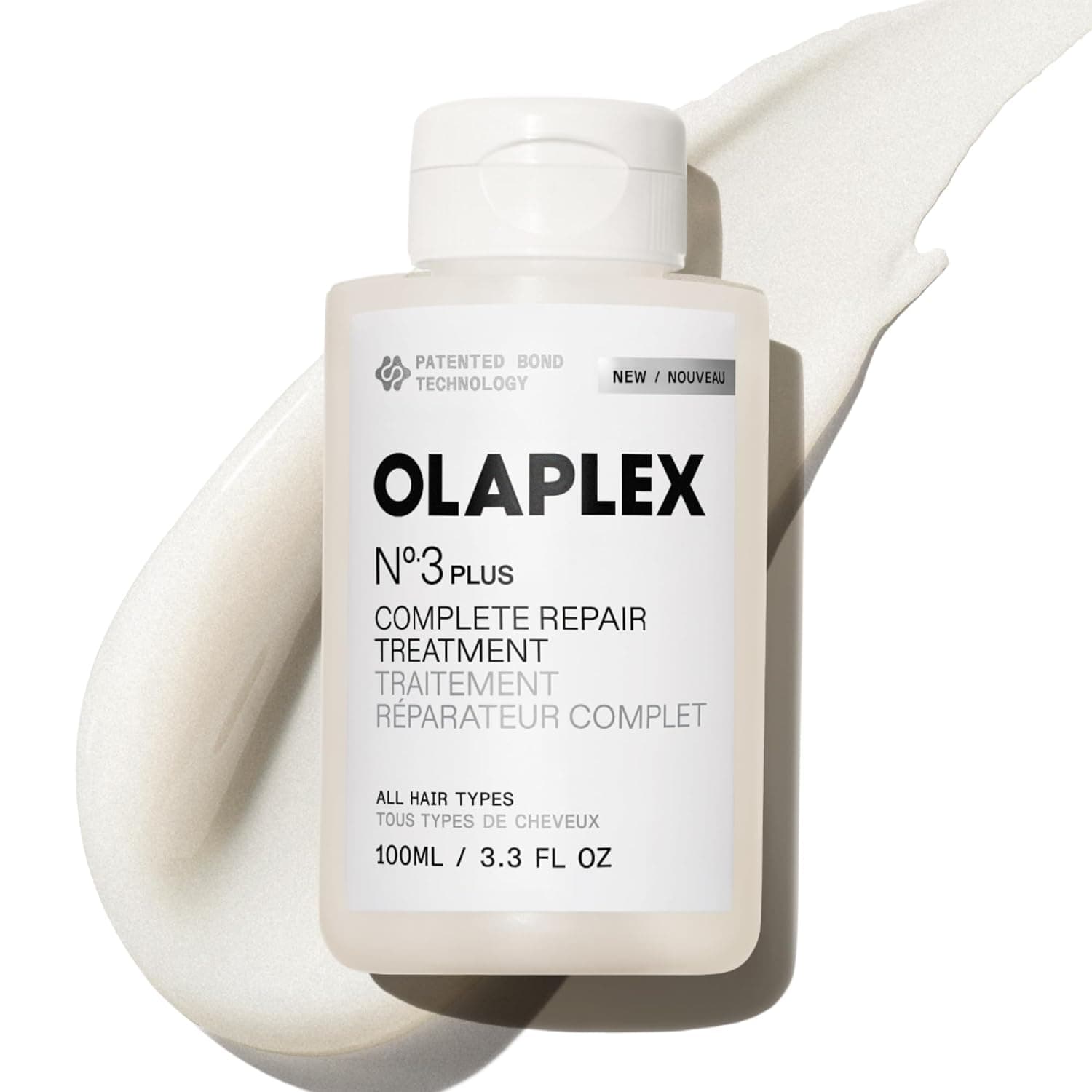 Olaplex N°.3PLUS Complete Repair Treatment: 3-minute Pre-shampoo Treatment to Immediately Repair Hair Damage for Softer, Stronger Hair | For Coily, Curly, Straight, and Wavy, 100 mL / 3.3 Fl Oz : Everything Else — Spring Gift Ideas gift idea