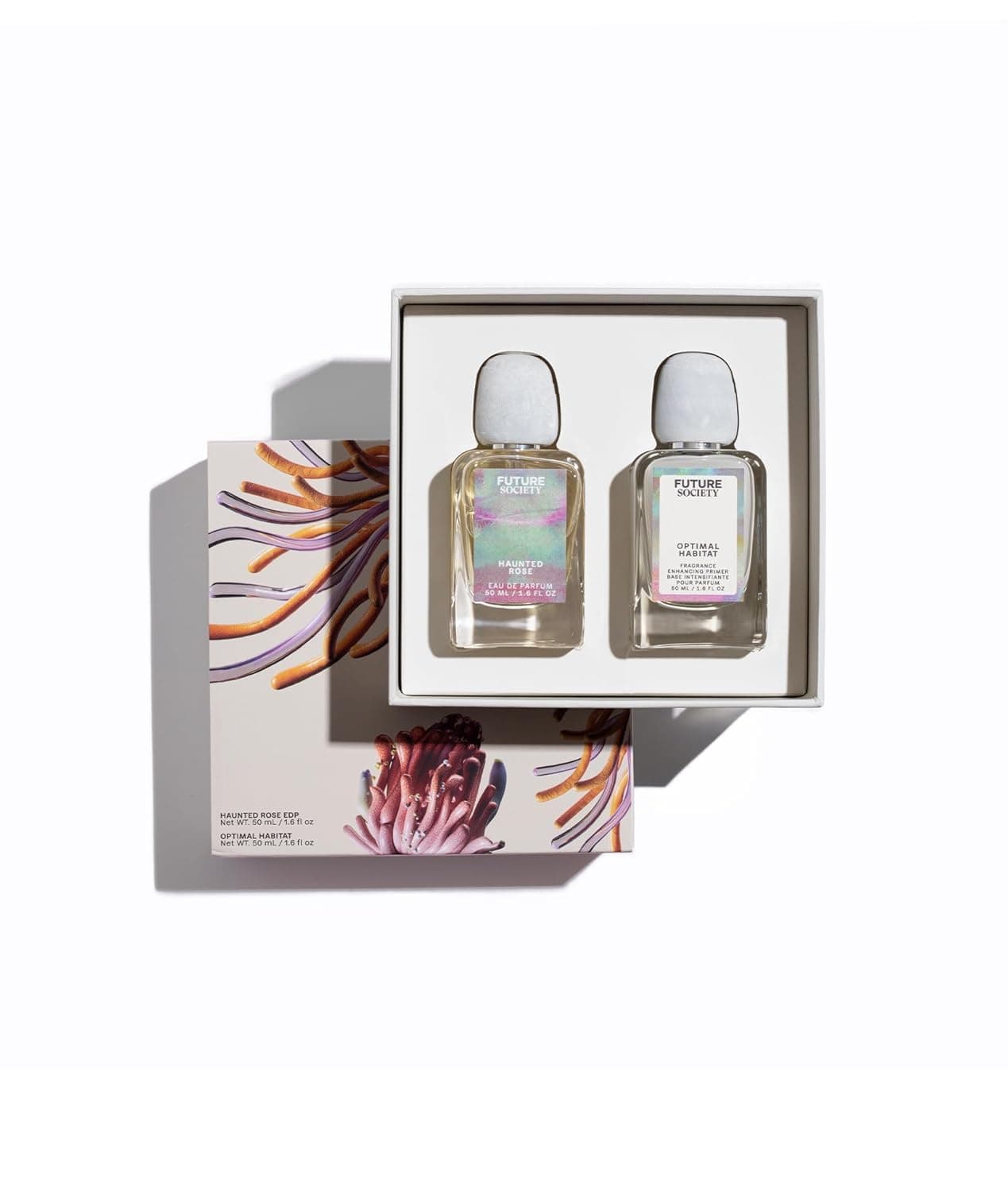 Future Society Haunted Rose Luxury Perfume &amp; Fragrance Primer Gift Set - Includes Eau de Parfum &amp; Optimal Habitat Fragrance Enhancing Primer and Extender - Beauty Gifts for Women : Beauty &amp; Personal Care image 1