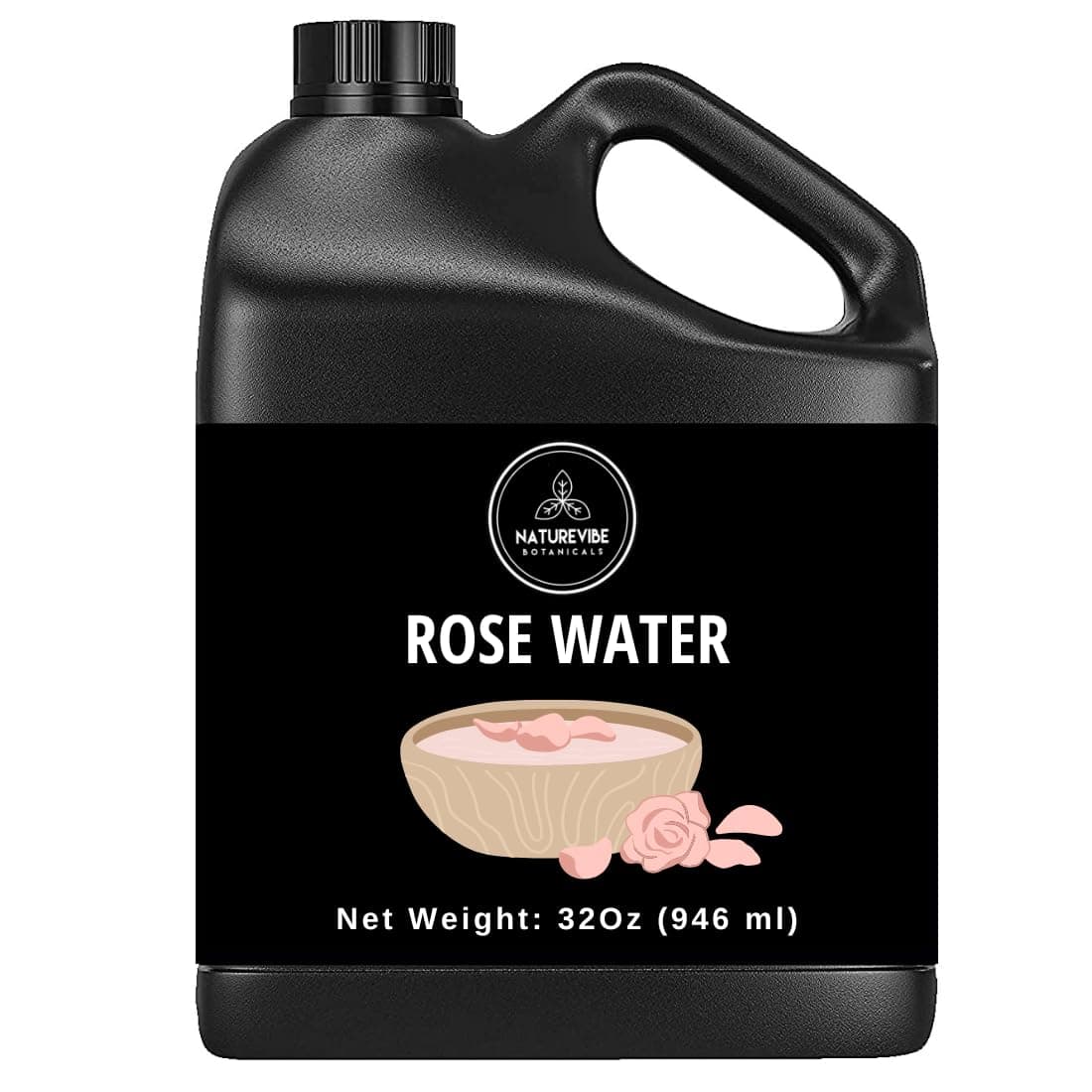 Naturevibe Botanicals Pure Rose Water Toner 32 oz thumbnail 3
