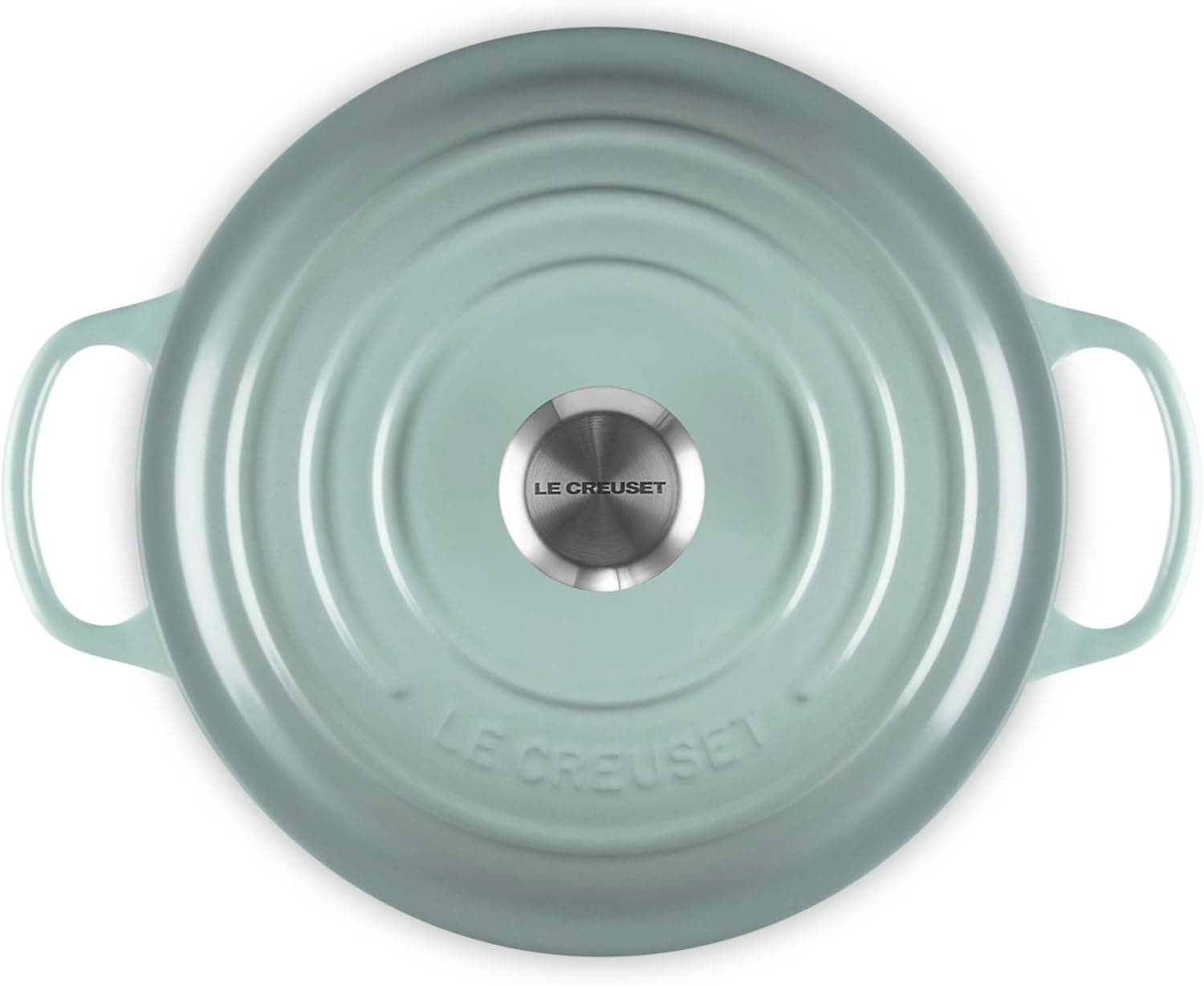 Le Creuset Enameled Cast Iron Signature Deep Round Oven, 6.5 qt., Sea Salt: Home &amp; Kitchen thumbnail 2