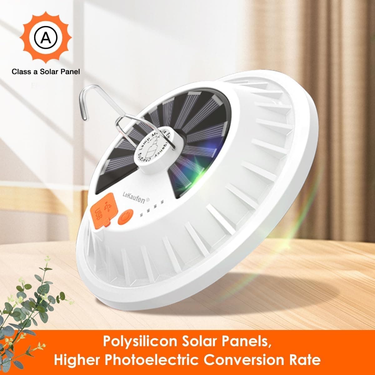 Solar Camping Lantern with Remote Control thumbnail 5