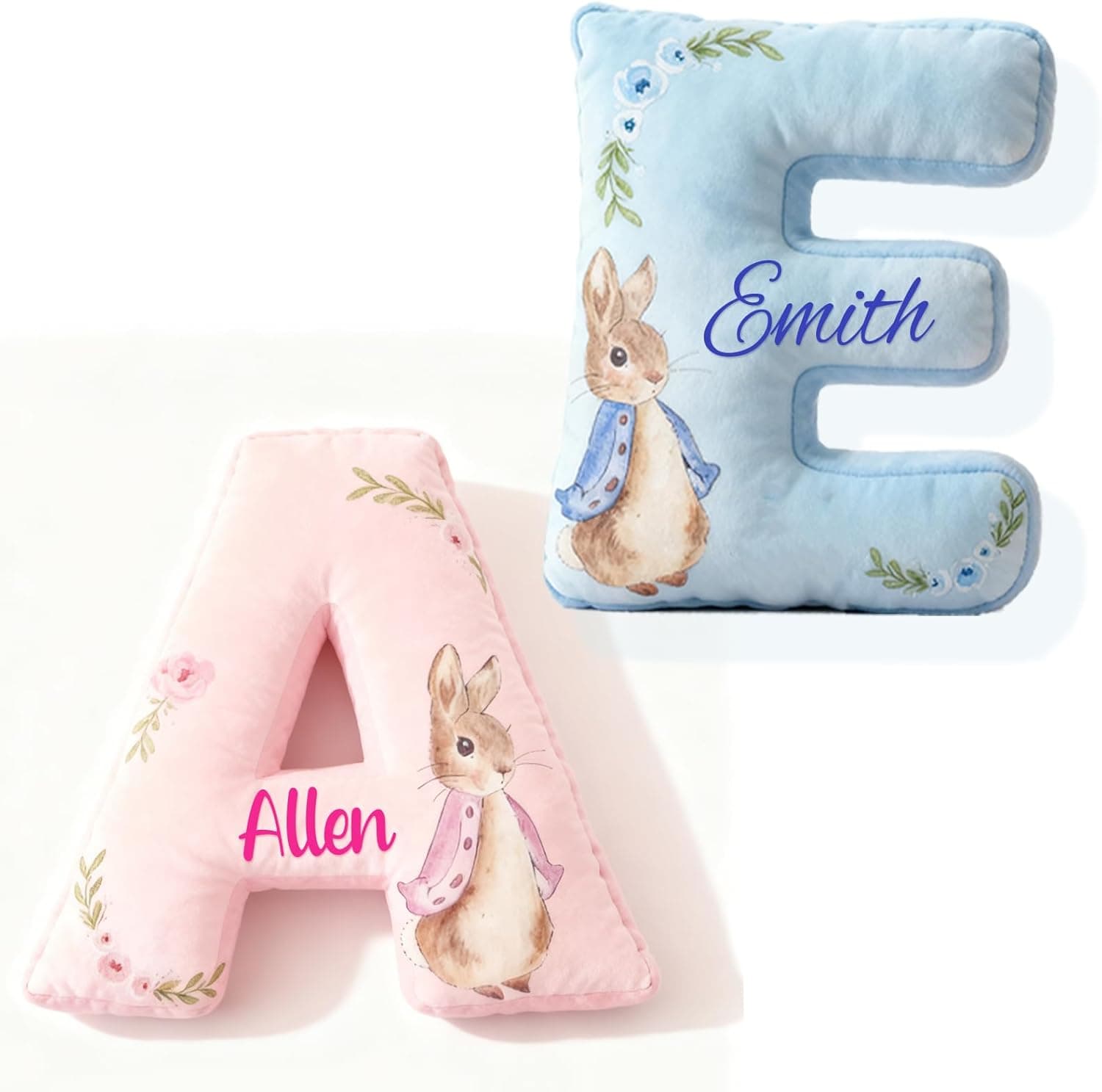 Personalized Easter Bunny Letter Pillow image 1