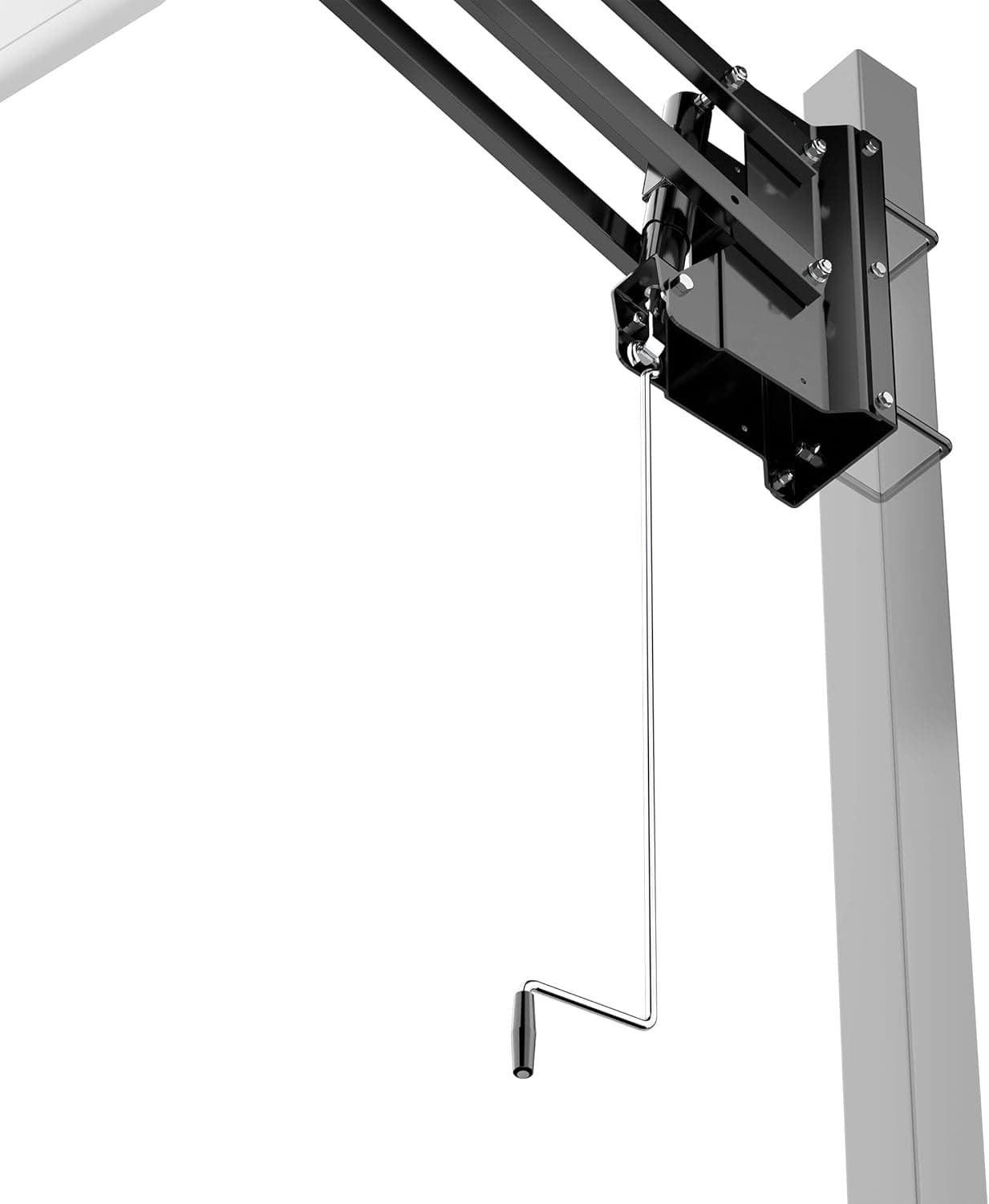 Spalding U-Turn® Basketball Backboard Lift System | Adapts to Fit 4" Square Pole or 3.5" Round Pole | Adjustable Height : Sports &amp; Outdoors thumbnail 4