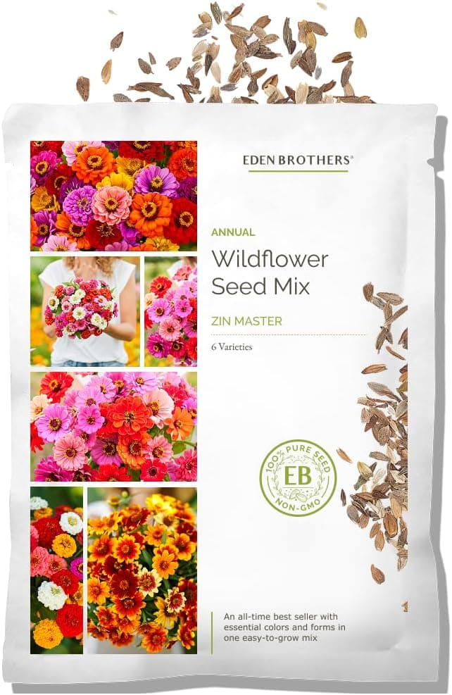 Eden Brothers Zin Master Flower Mixed Seeds for Planting thumbnail 2