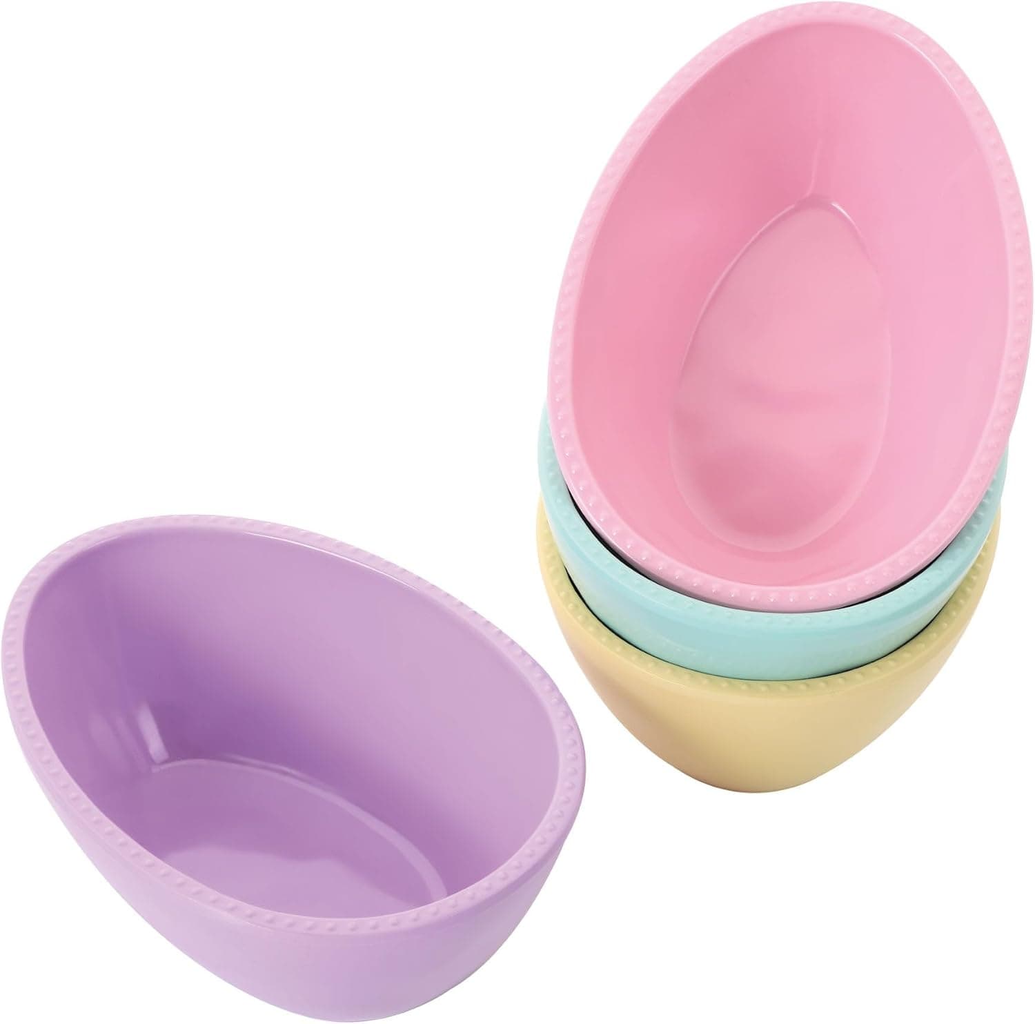Easter Egg Melamine Dessert Bowls Set of 4 image 1