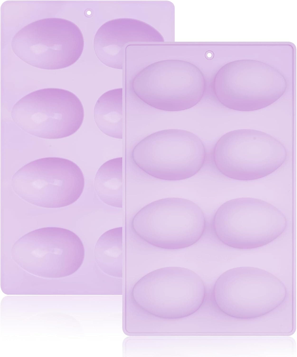 Haakong 8 Cavity Silicone Egg Molds Set of 2 — Easter Gifts gift idea