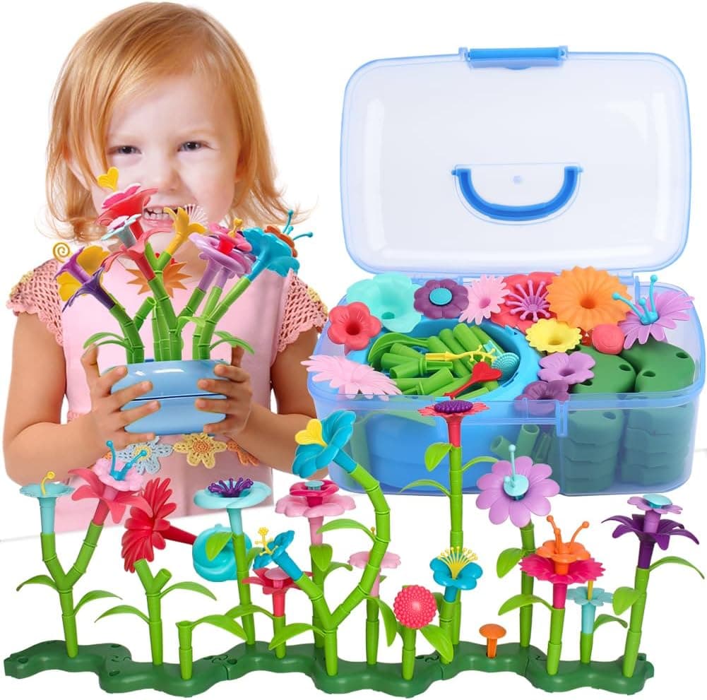 BIRANCO Flower Garden Building Set — Spring Gift Ideas gift idea