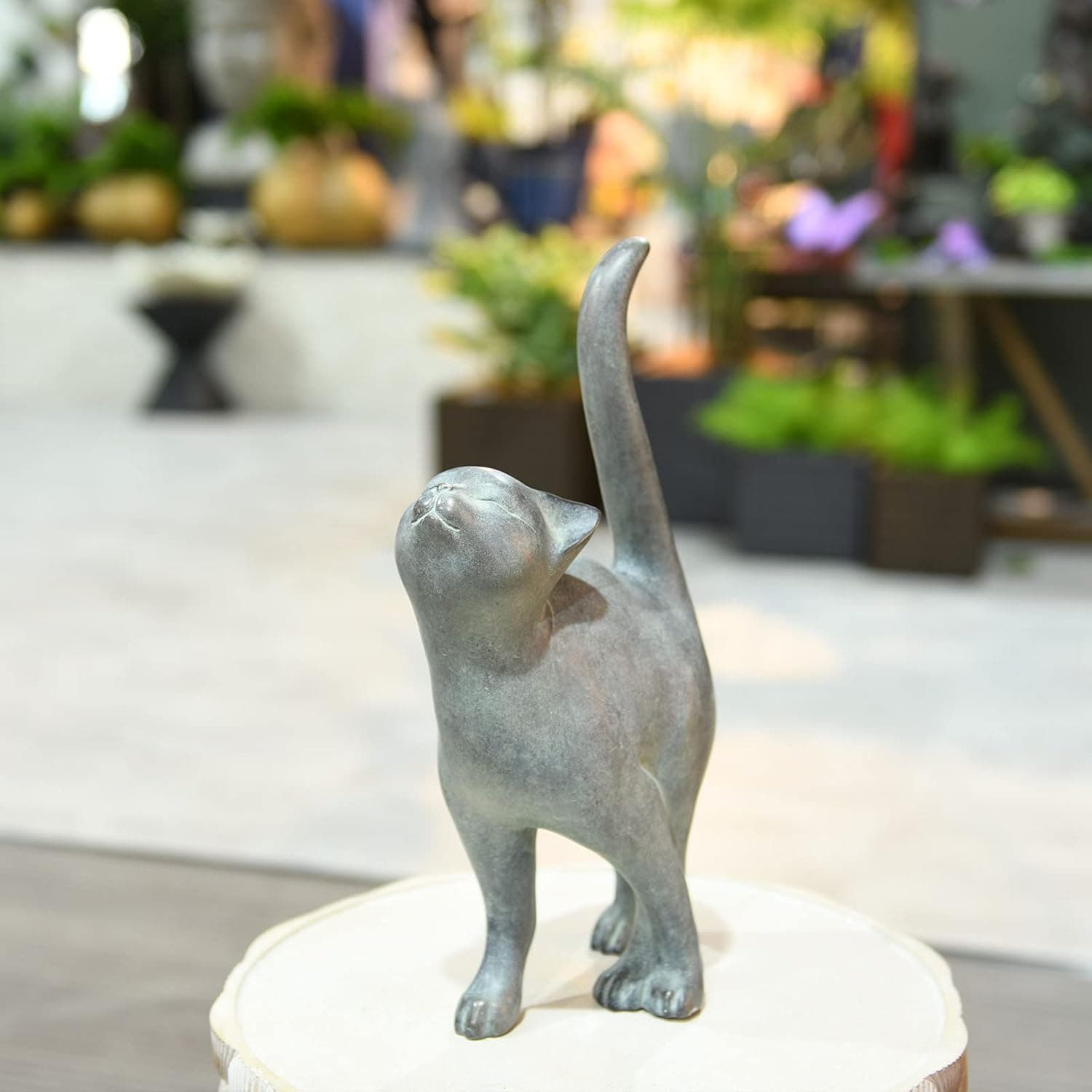 Newman House Studio Garden Cat Figurine thumbnail 4