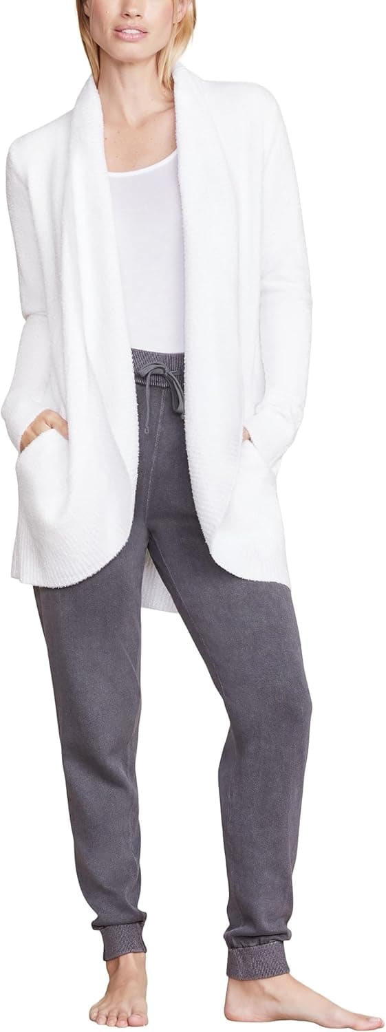 Barefoot Dreams® CozyChic Lite® Circle Cardigan, Stone, Medium at Amazon Women’s Clothing store thumbnail 5
