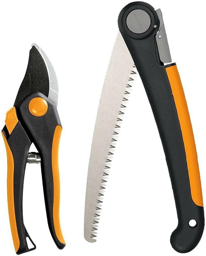 Fiskars Folding Saw and Pruner Set image 1