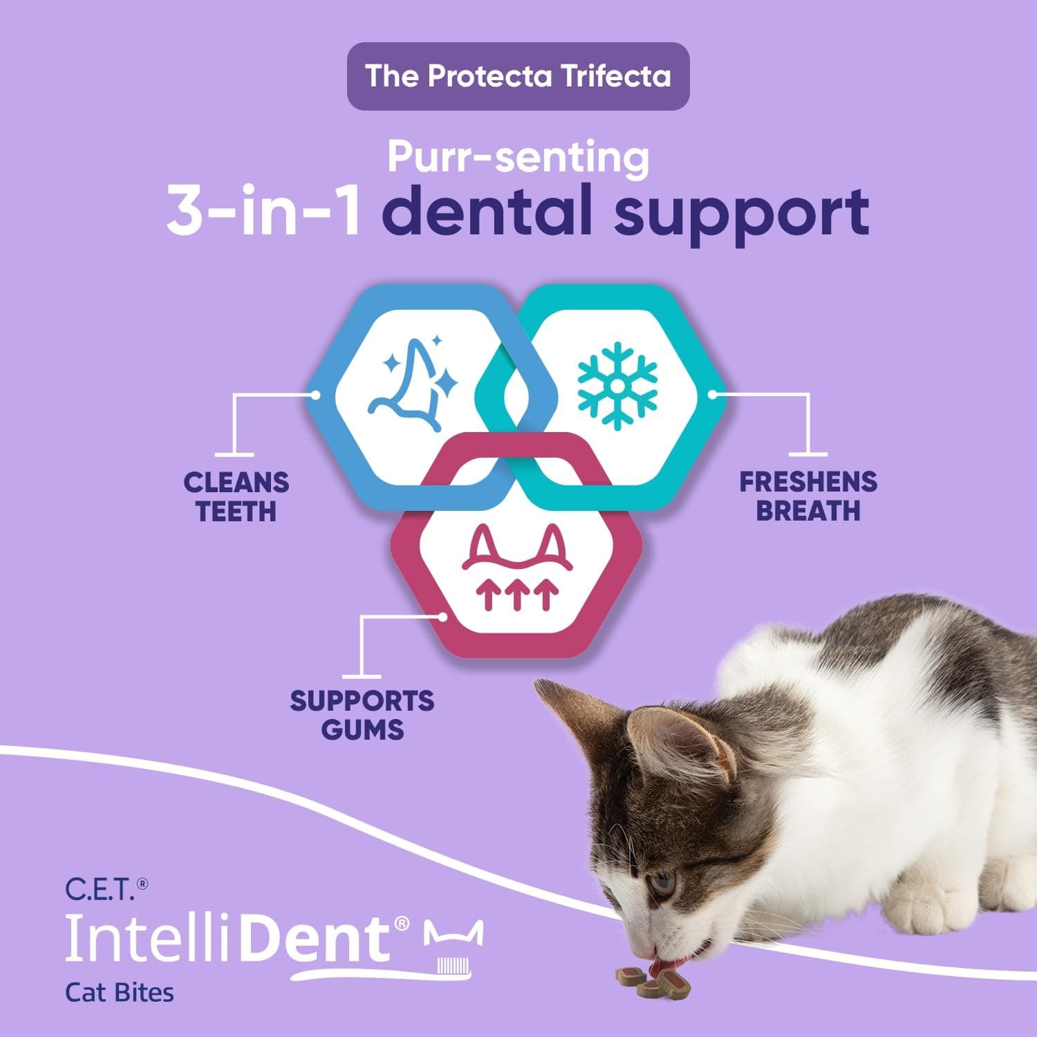 Virbac C.E.T. INTELLIDENT Cat Bites for Dental Care thumbnail 5