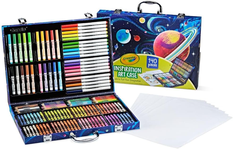 Crayola Inspiration Art Case Space Coloring Set (140pcs) image 1
