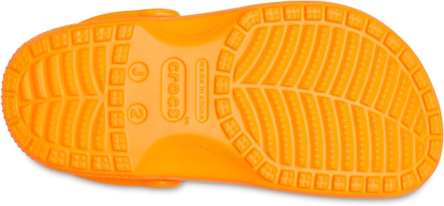 Crocs Kids Classic Clog (Toddler) - Clogs for Kids - Synthetic Upper - Ventilation Holes - Round Toe Orange Zing 7 Toddler M | Clogs &amp; Mules thumbnail 3
