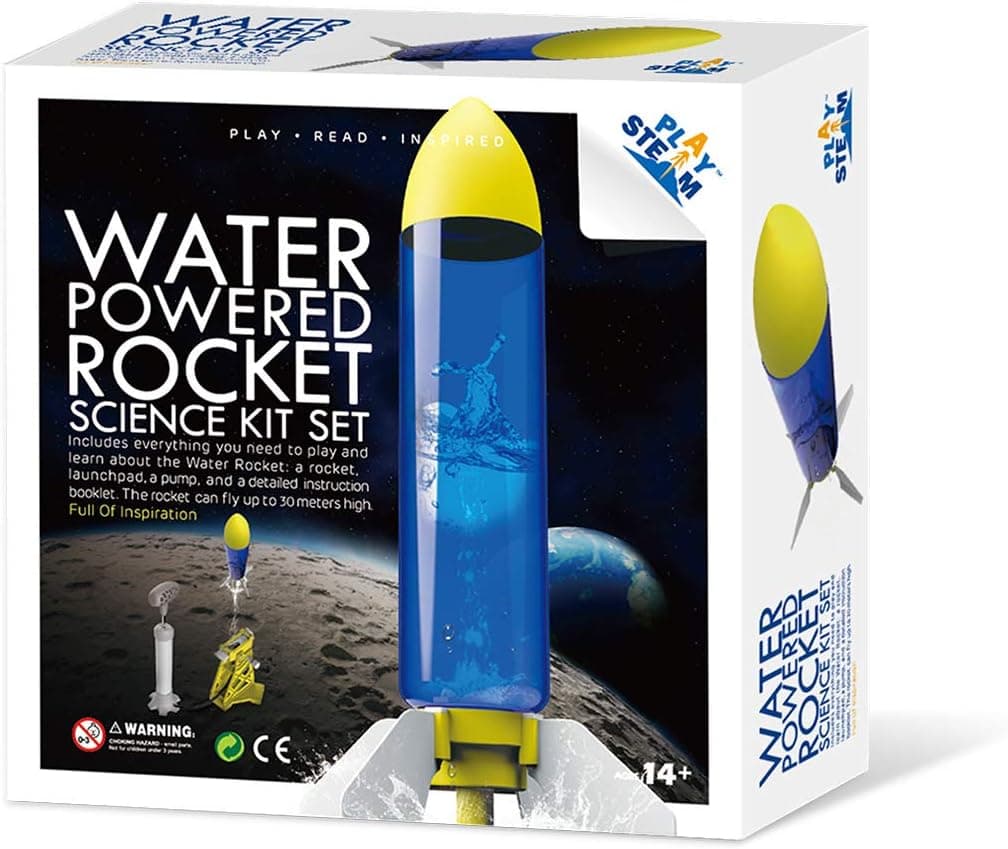 PLAYSTEM Outdoor Water Powered Rocket Physics Learning Set image 1