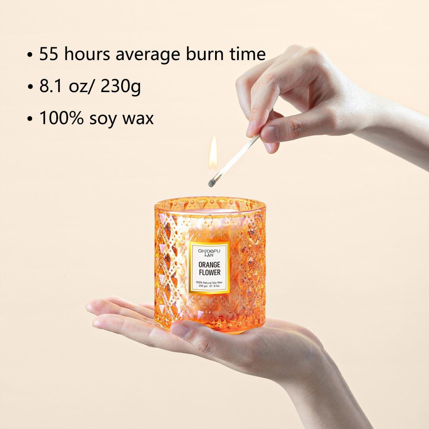Chloefu LAN Orange Blossom Candle thumbnail 2