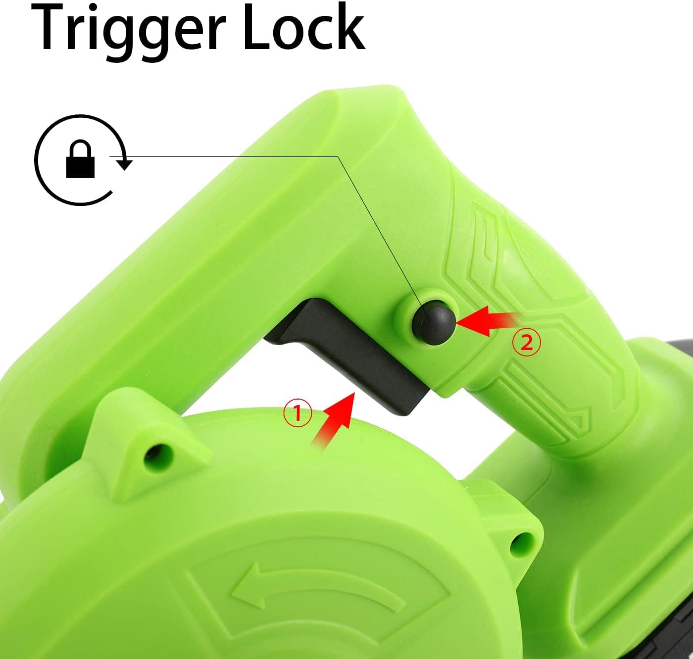 Cordless 2-in-1 Leaf Blower with 21V Lithium Battery thumbnail 3