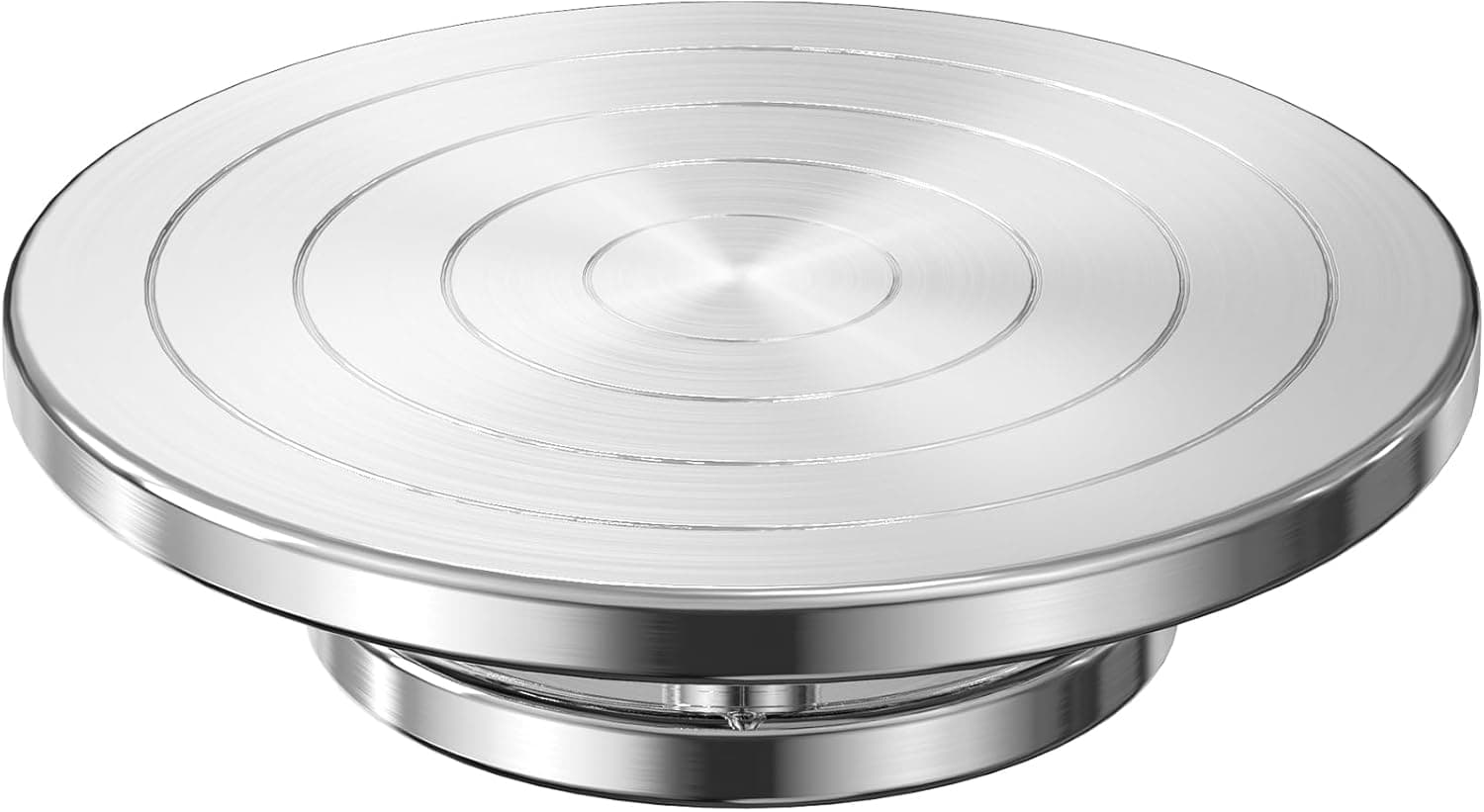 Yncotte Pottery Wheel, 7 Inch Sculpting Wheel Double-Sided Banding Wheel Pottery Turntable Aluminium Alloy Metal Rotating with Ball Bearings for Ceramics Clay Model Making Cake Decor Paint Spraying — Easter Gifts gift idea