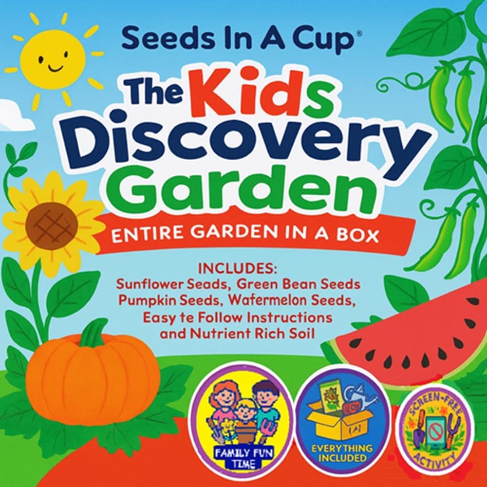 Seeds In A Cup Kids Discovery Garden Kit thumbnail 5