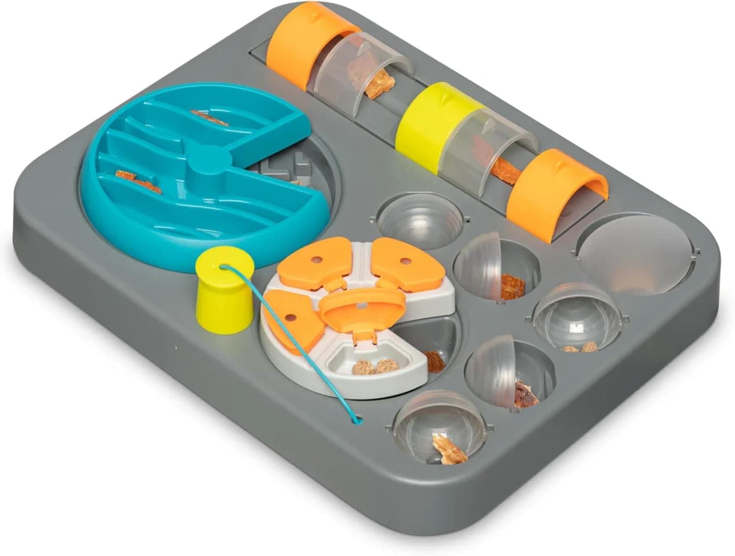 Messy Mutts Flip’n Slide Puzzler | Large | 16” x 13” Expert Level Puzzle Feeder for Dogs | Interactive Slow Feeder Puzzle for Food/Treats | Enrichment Dog Toy : Pet Supplies image 1