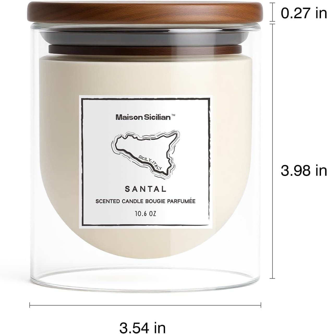 Tomato Leaf Candle by Maison Sicilian – Authentic Tomato Vine Scent, Fresh Green &amp; Earthy Notes, Hand-Poured Soy Wax, 65 Hour Burn | Garden-Inspired Home Fragrance for Plant Lovers, Spring Gift : Health &amp; Household thumbnail 5