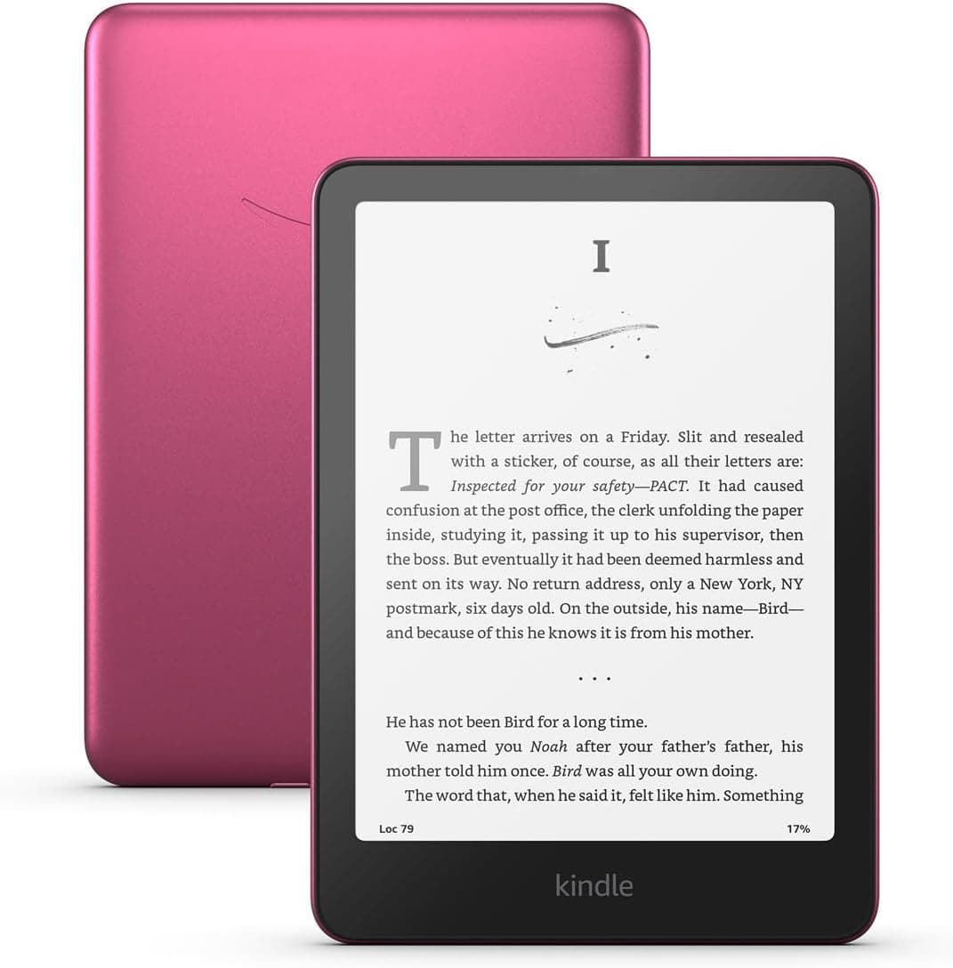 Kindle Paperwhite Signature Edition 32GB - Metallic Raspberry thumbnail 2