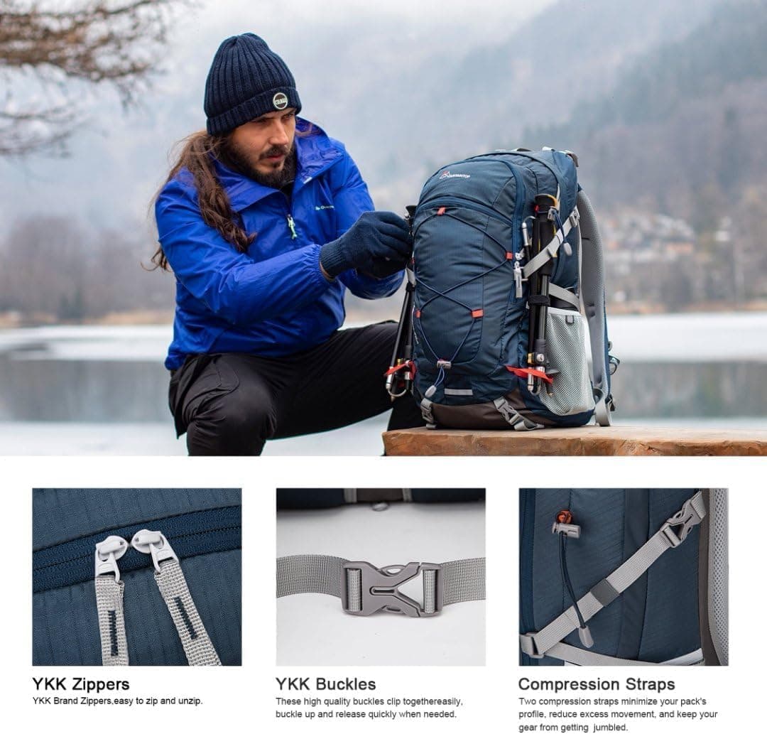 MOUNTAINTOP 25L/40L Hiking Backpack thumbnail 3