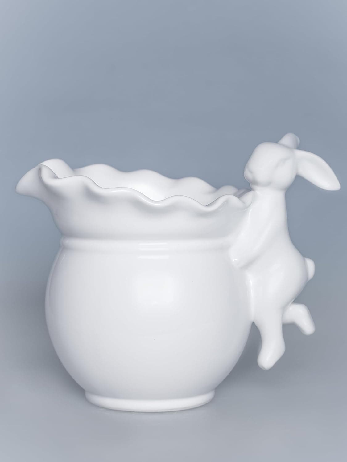 Dancing Rabbit Vase Planter - Ceramic Bunny Statue — Easter Gifts gift idea