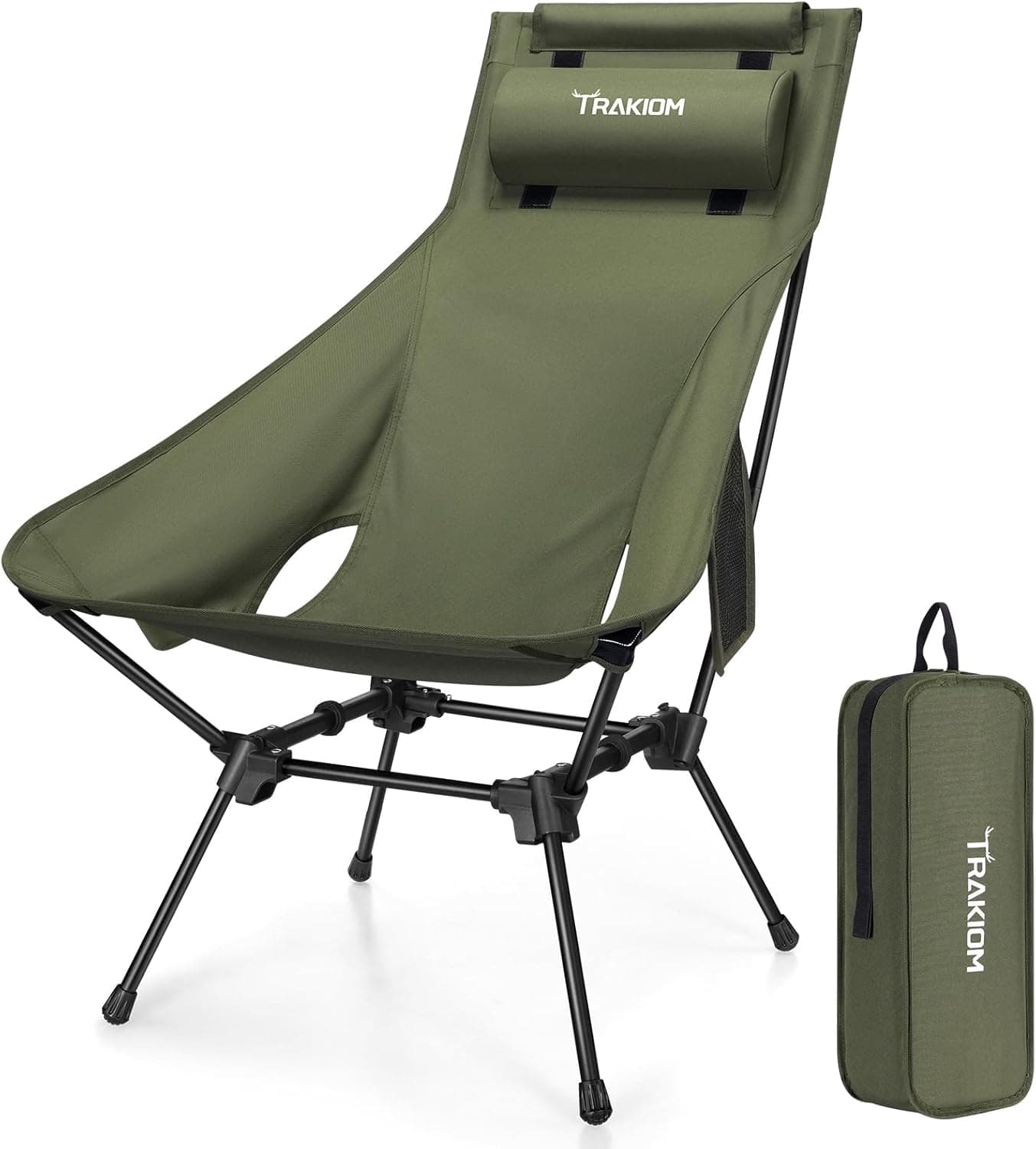 Trakiom High Back Portable Camping Chair — Spring Gift Ideas gift idea