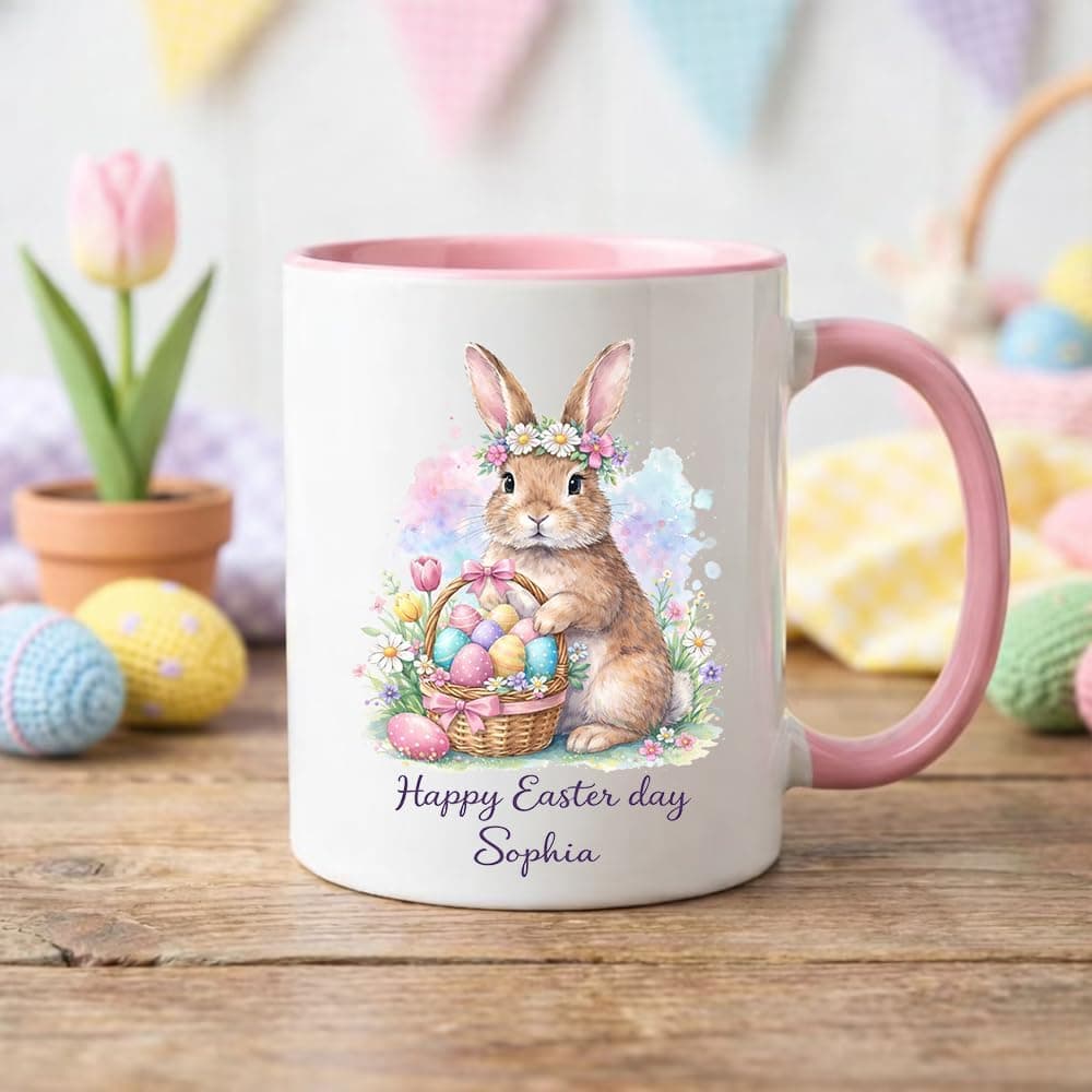 Personalized Easter Bunny Coffee Mug thumbnail 5